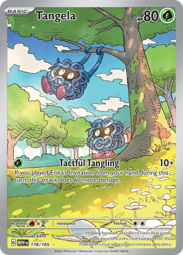 178/165 Tangela 151 Pokémon Card