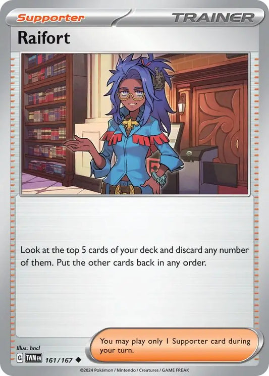 161/167 Raifort Twilight Masquerade Pokémon Card
