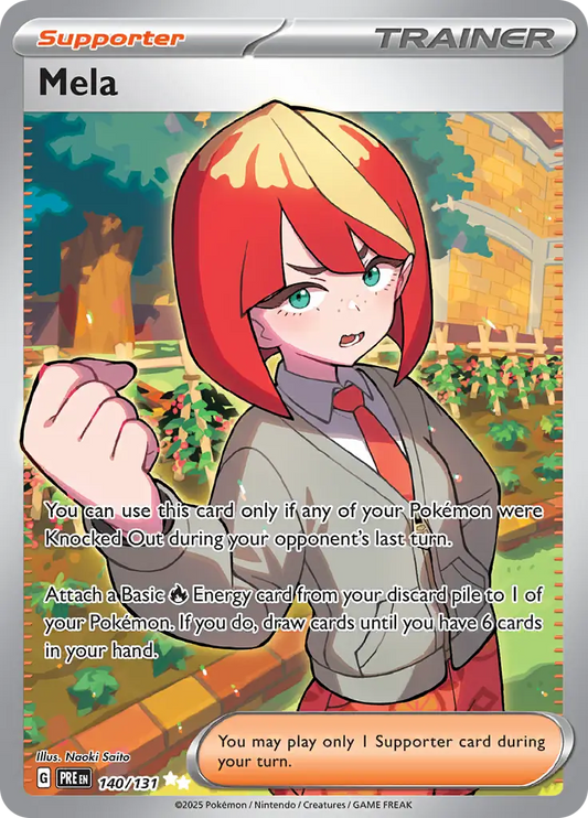 140/131 Mela Prismatic Evolutions Pokémon Card