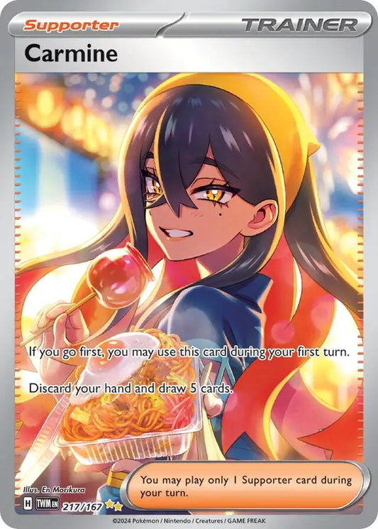 217/167 Carmine Twilight Masquerade Pokémon Card