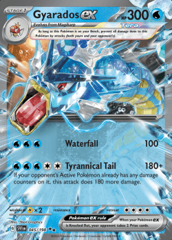 045/198 Gyarados EX Scarlet & Violet Base Set Pokémon Card