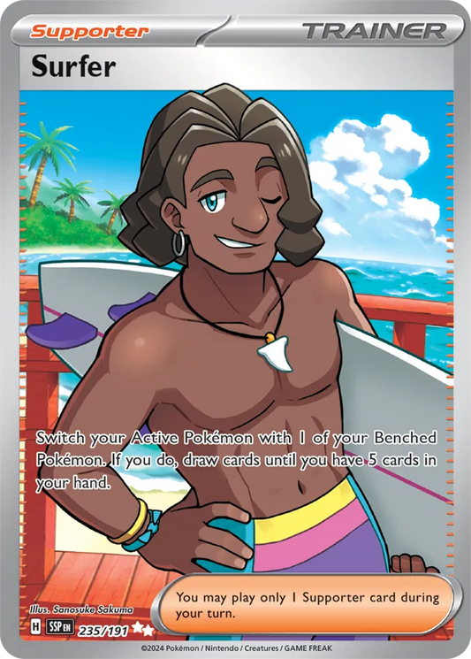235/191 Surfer Surging Sparks Pokémon Card