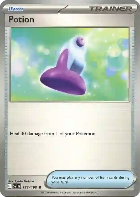 188/198 Potion Scarlet & Violet Base Set Pokémon Card