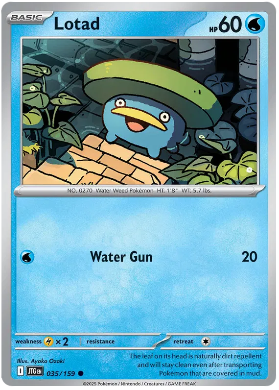035/159 Lotad Journey Together Pokémon Card