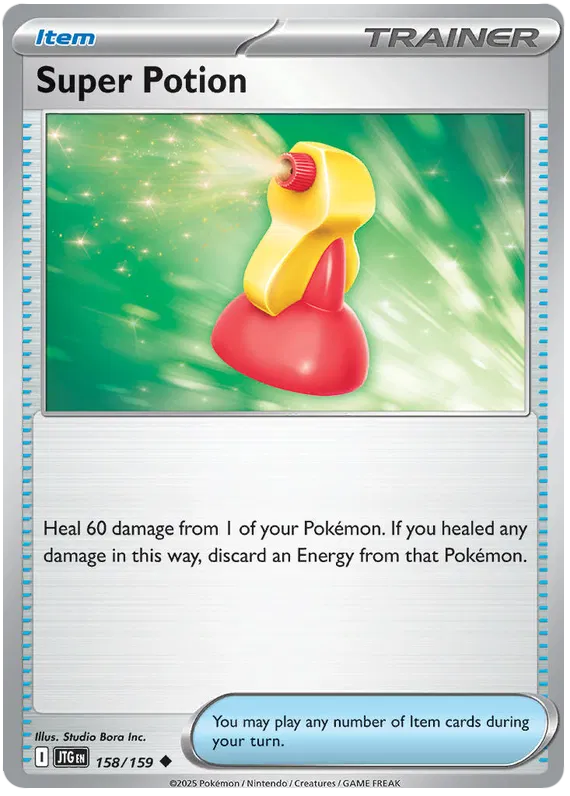 158/159 Super Potion Journey Together Pokémon Card