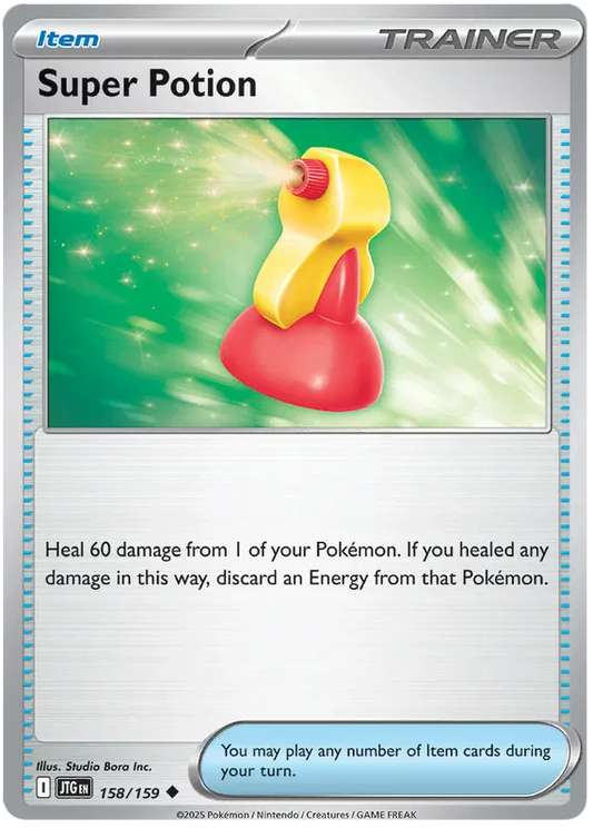 158/159 Super Potion Journey Together Pokémon Card