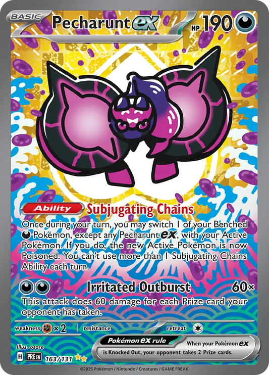 163/131 Pecharunt ex Prismatic Evolutions Pokémon Card