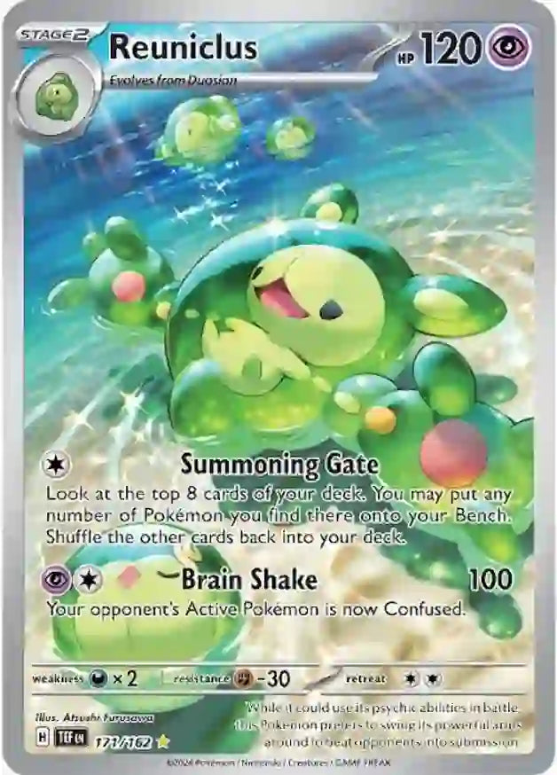 171/162 Reuniclus Scarlet & Violet Temporal Forces Pokémon Card