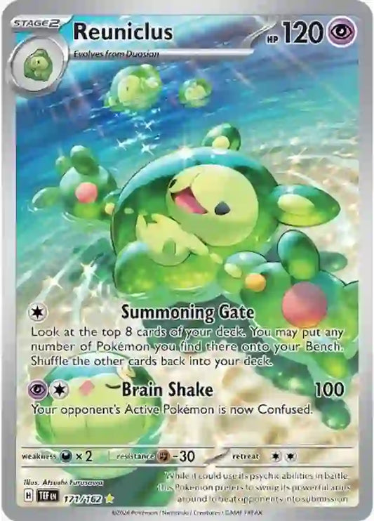 171/162 Reuniclus Scarlet & Violet Temporal Forces Pokémon Card