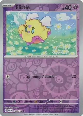 101/198 Flittle Reverse Holo Scarlet & Violet Base Set Pokémon Card