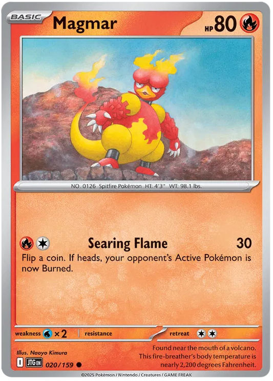 020/159 Magmar Journey Together Pokémon Card