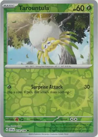 018/198 Tarountula Reverse Holo Scarlet & Violet Base Set Pokémon Card