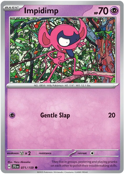 071/159 Impidimp Journey Together Pokémon Card