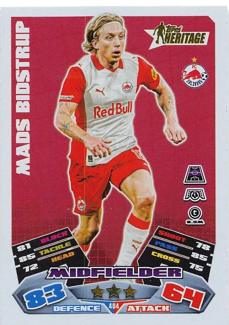 404 Mads Bidstrup (FC Salzburg) Heritage