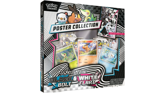 Black Bolt & White Flare Unova Poster Collection