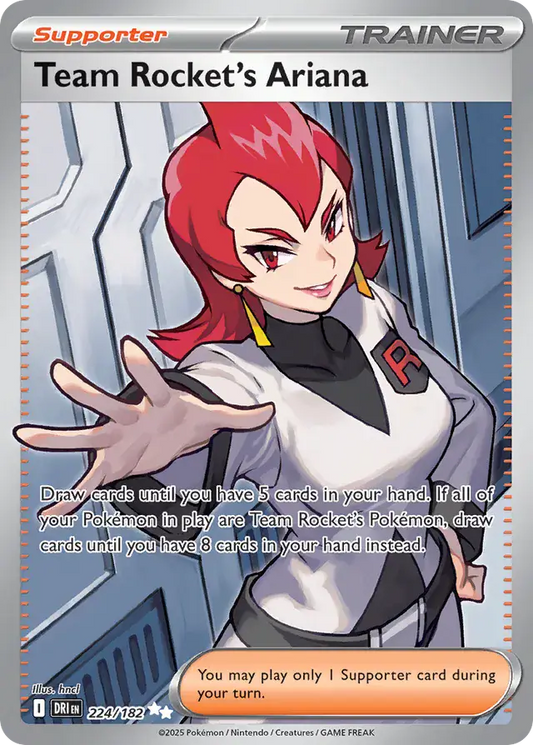 224/182 Team Rocket's Ariana Destined Rivals Pokémon Card
