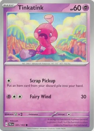 101/193 Tinkatink Paldea Evolved Pokémon Card