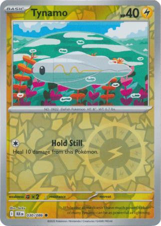 030/086 Tynamo Reverse Holo Black Bolt Pokémon Card