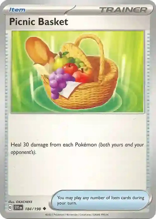 184/198 Picnic Basket Scarlet & Violet Base Set Pokémon Card