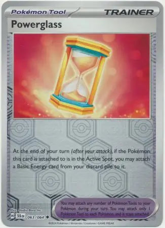 063/064 Powerglass Reverse Holo Shrouded Fable Pokémon Card