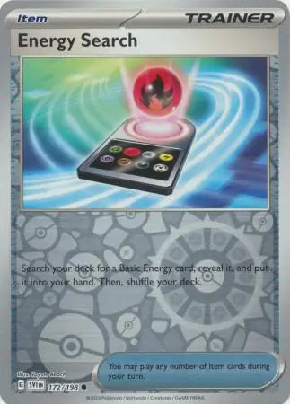 172/198 Energy Search Reverse Holo Scarlet & Violet Base Set Pokémon Card
