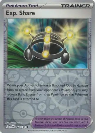 174/198 Exp. Share Reverse Holo Scarlet & Violet Base Set Pokémon Card