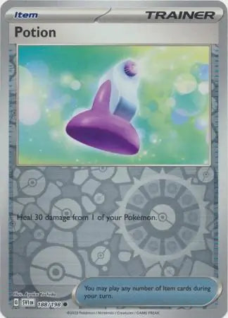 188/198 Potion Reverse Holo Scarlet & Violet Base Set Pokémon Card