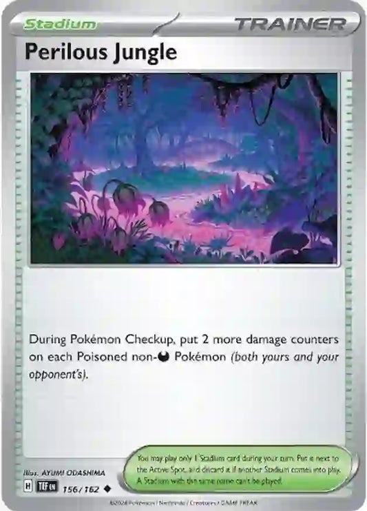 156/162 Perilous Jungle Scarlet & Violet Temporal Forces Pokémon Card