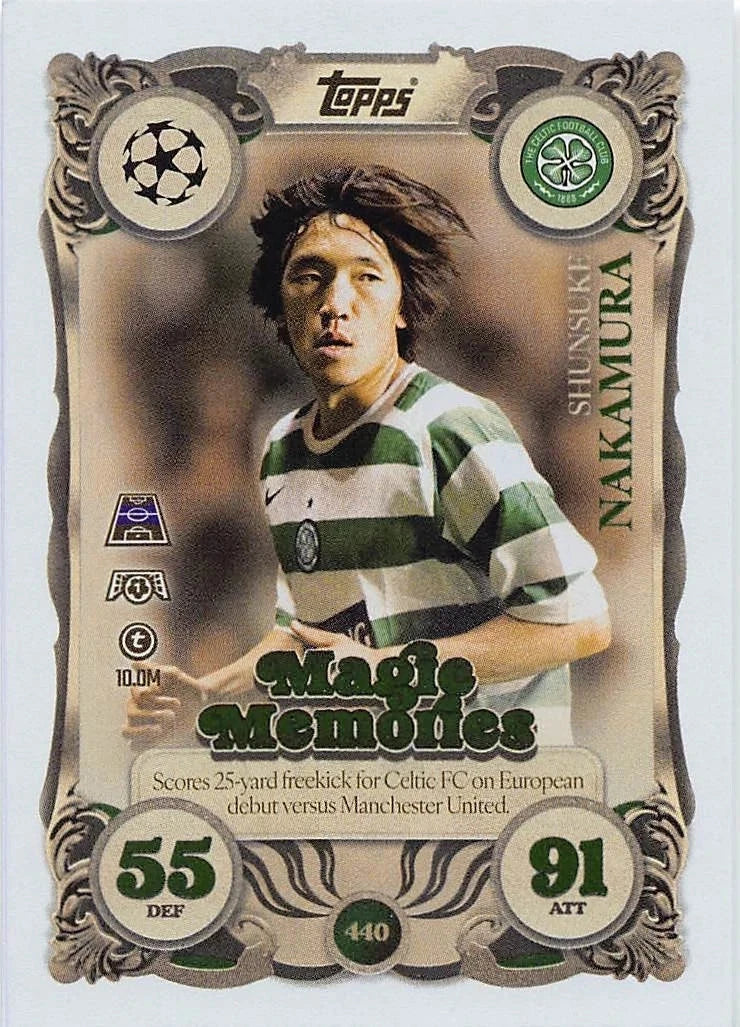 440 Shunsuke Nakamura (Celtic FC) Magic Memories