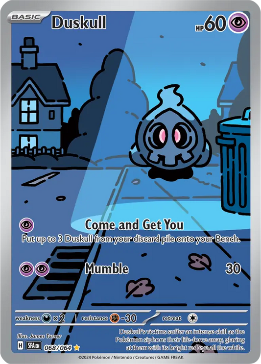 068/064 Duskull Shrouded Fable Pokémon Card