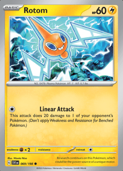 069/198 Rotom Scarlet & Violet Base Set Pokémon Card
