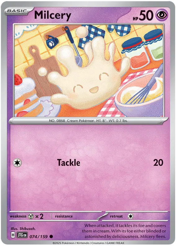 074/159 Milcery Journey Together Pokémon Card