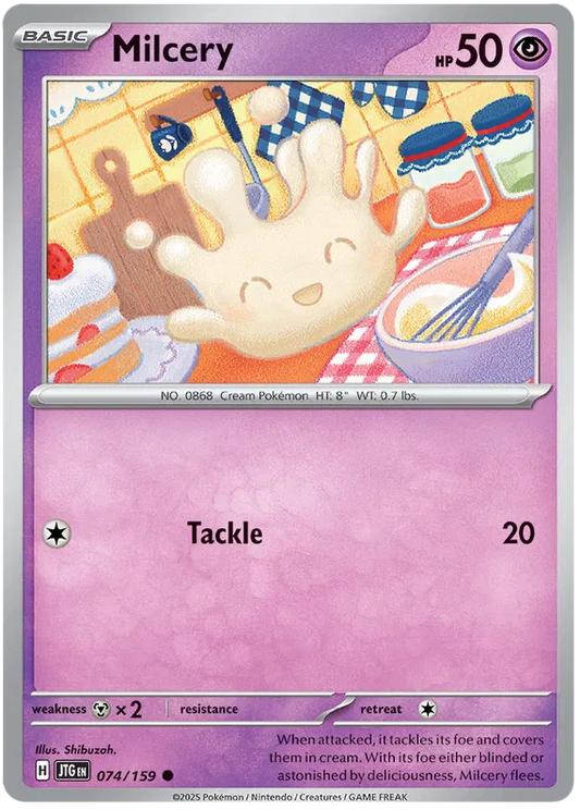 074/159 Milcery Journey Together Pokémon Card