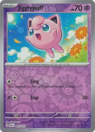 083/193 Jigglypuff Reverse Holo Paldea Evolved Pokémon Card