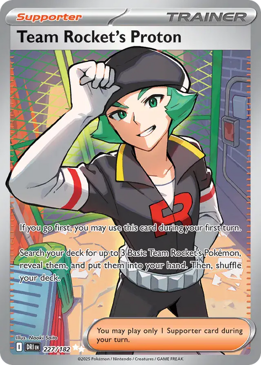 227/182 Team Rocket's Proton Destined Rivals Pokémon Card