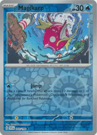 044/198 Magikarp Reverse Holo Scarlet & Violet Base Set Pokémon Card