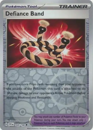 169/198 Defiance Reverse Holo Scarlet & Violet Base Set Pokémon Card