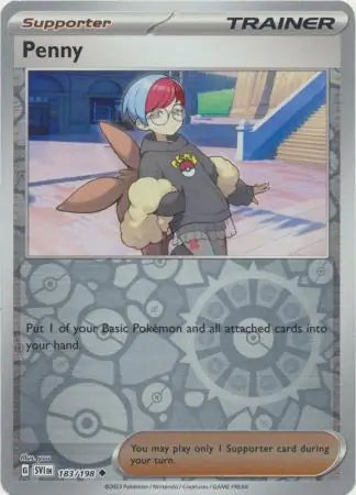183/198 Penny Reverse Holo Scarlet & Violet Base Set Pokémon Card