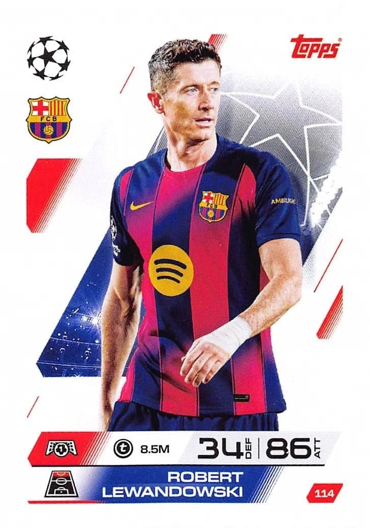 114 Robert Lewandowski (FC Barcelona)