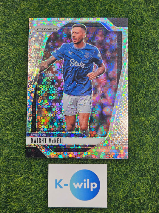 #234 Dwight McNeil (Everton) 2024-2025 Panini Prizm Premier League Base Card Breakaway Prizm
