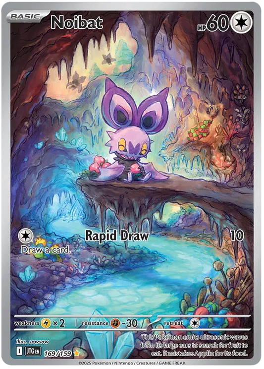 169/159 Noibat Journey Together Pokémon Card