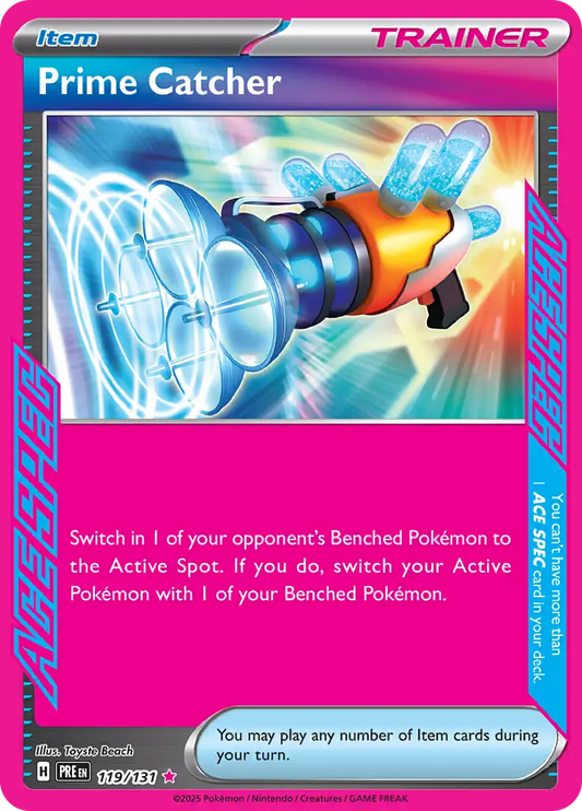 119/131 Prime Catcher Prismatic Evolutions Pokémon Card