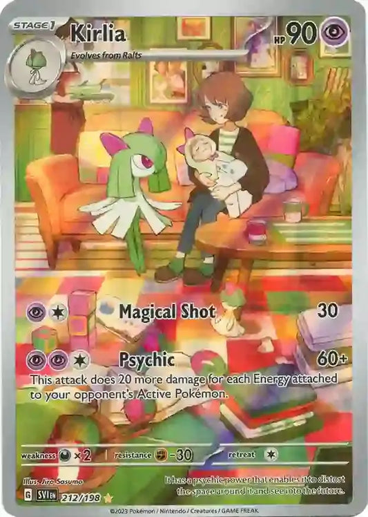 212/198 Kirlia Scarlet & Violet Base Set Pokémon Card