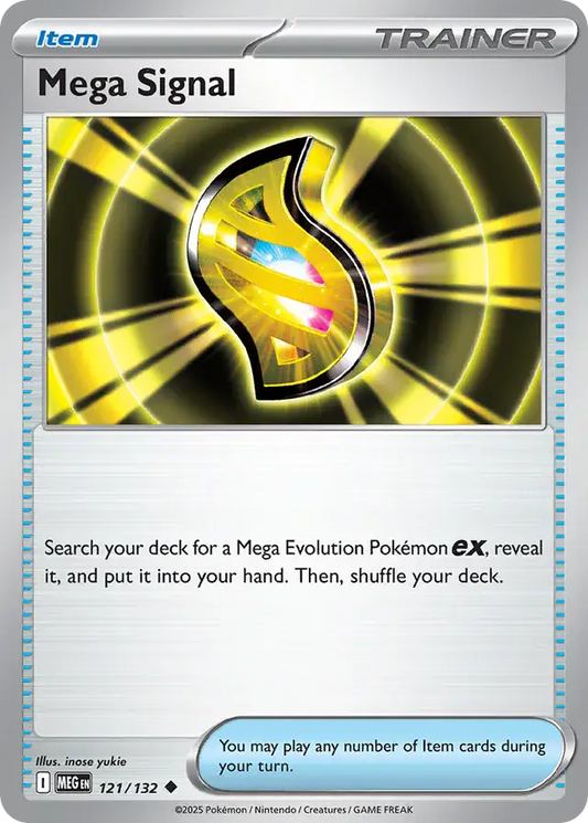 121/132 Mega Signal Mega Evolution Pokémon Card