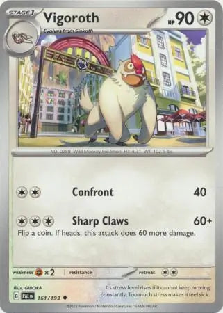161/193 Vigoroth Paldea Evolved Pokémon Card