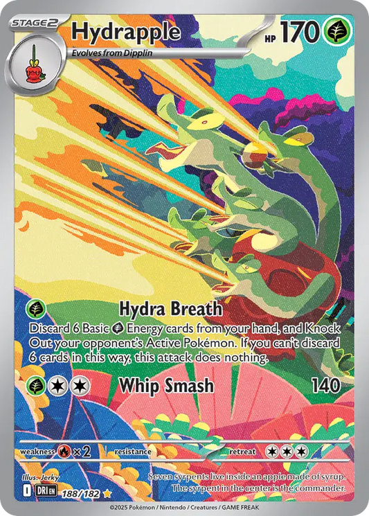 188/182 Hydrapple Destined Rivals Pokémon Card