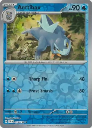 059/193 Arctibax Reverse Holo Paldea Evolved Pokémon Card