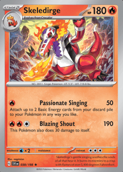 038/198 Skeledirge Scarlet & Violet Base Set Pokémon Card
