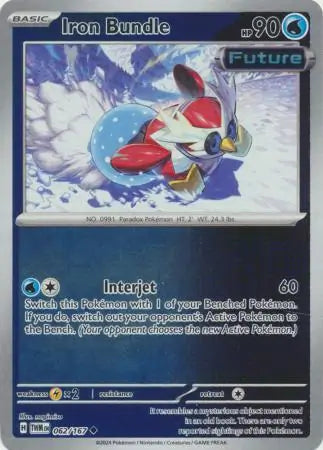 062/167 Iron Bundle Reverse Holo Twilight Masquerade Pokémon Card