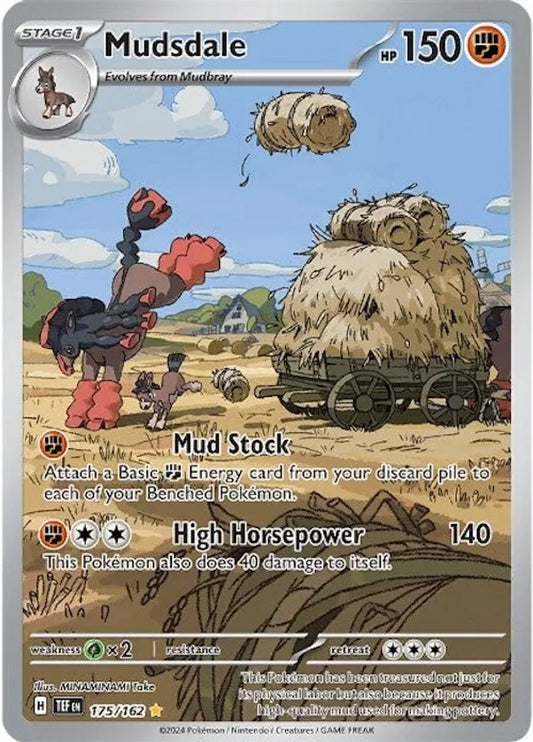 175/162 Mudsdale Scarlet & Violet Temporal Forces Pokémon Card
